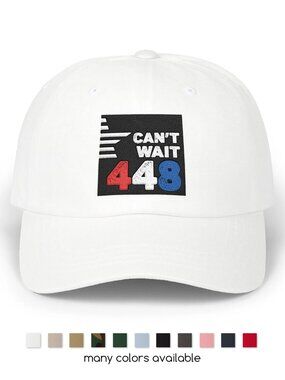 NWT "Can't Wait 4 48" Baseball Cap | 2028 Presidential Election Adjustable Hat